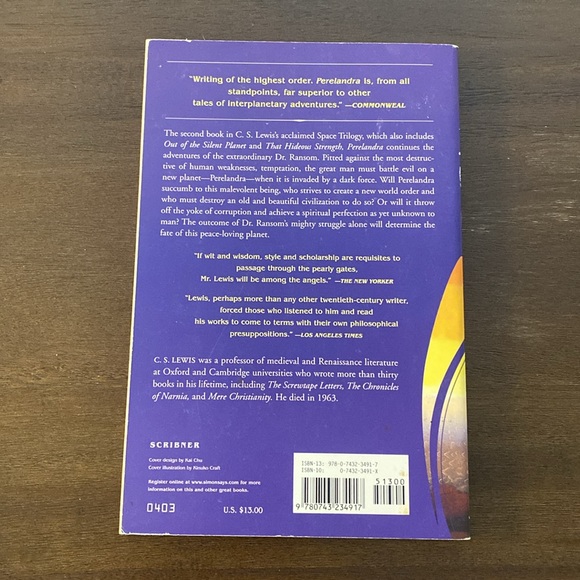 C.S. Lewis’s Perelandra (2003) and The Screwtape Letters (2000) Paperback Bundle - Picture 4 of 9